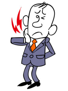 猛烈に痛い・・・